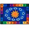 Sunny Day Learn & Play Classroom Rug, Rectangle 7’6” x 12’
