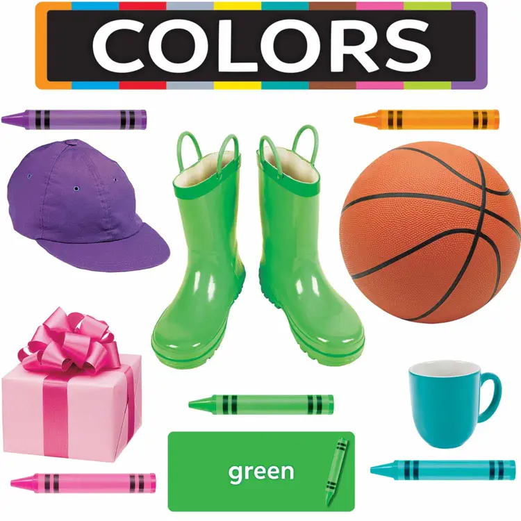 Colors All Around Us Bulletin Board Set