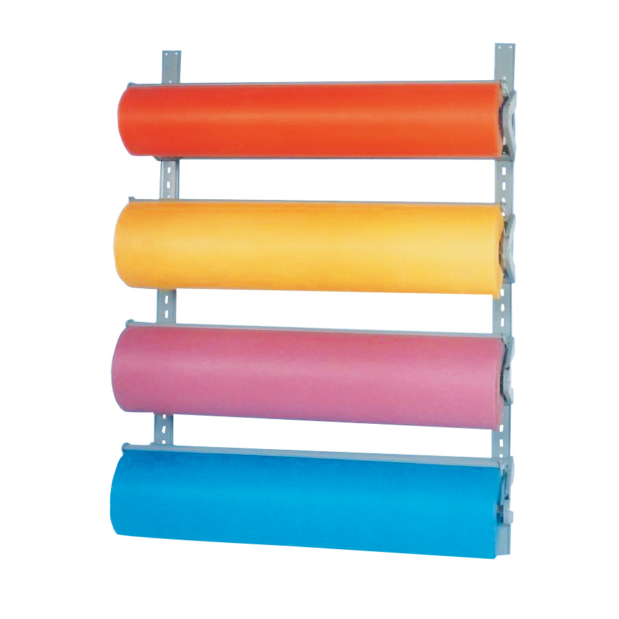 Wall Mounted Paper Rack with Cutters Becker's School Supplies