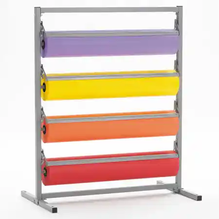 4 Roll Tower Rack with Cutter, 48"