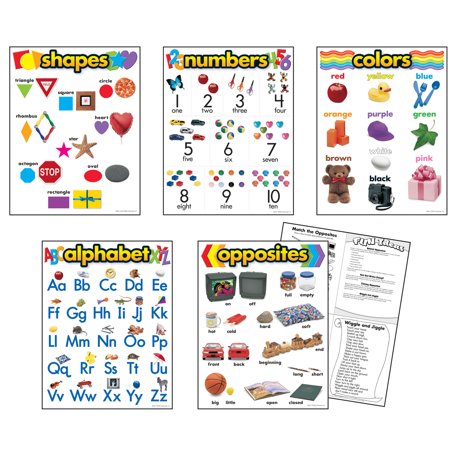 Basic Skills Learning Charts Becker's School Supplies