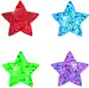 Colorful Sparkle Stars Stickers