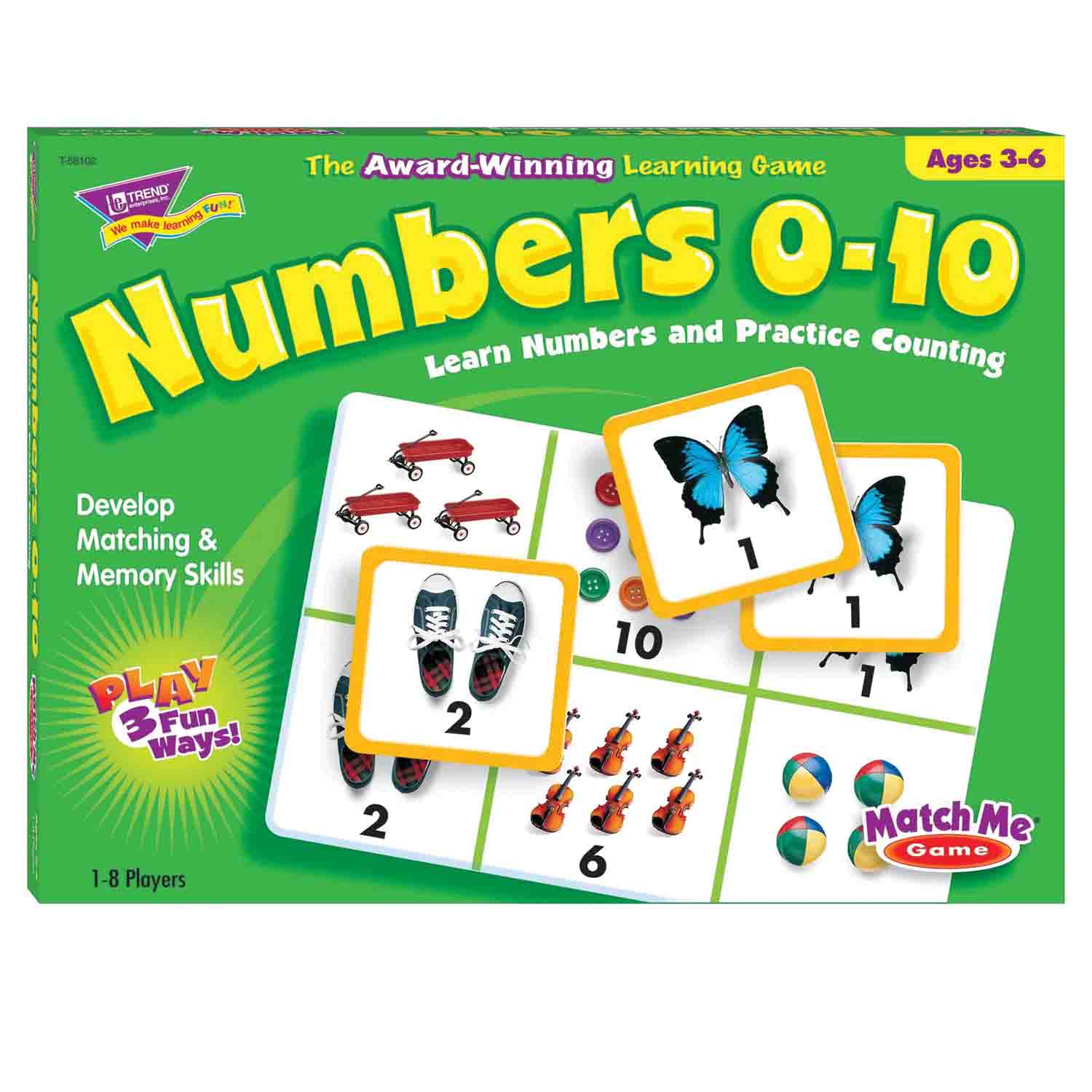 Numbers 0-10 Match Me® Game
