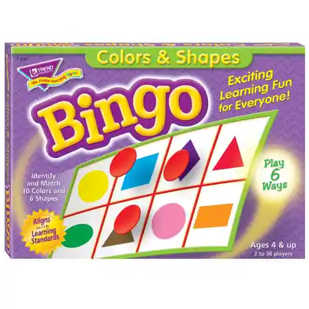 Colors & Shapes Bingo Game