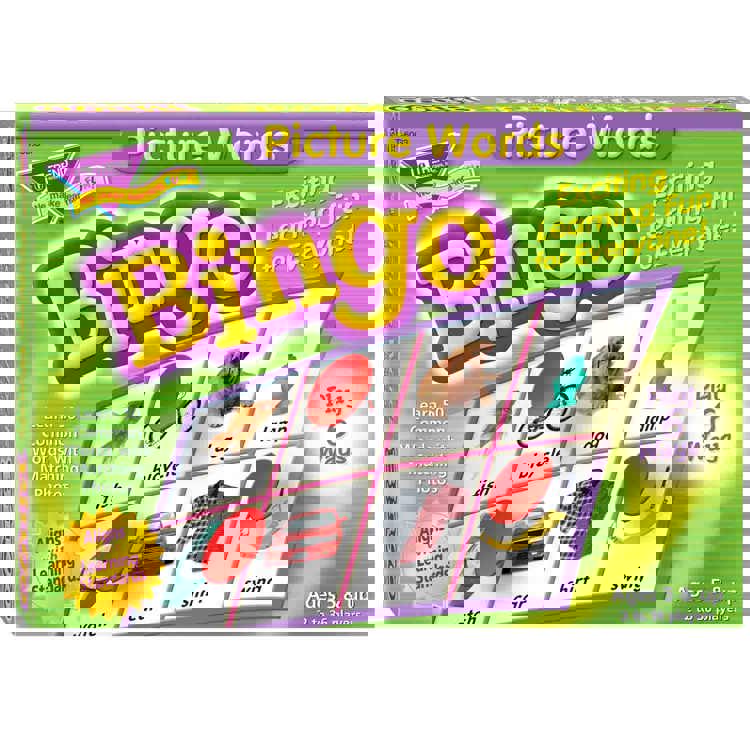Picture Words Bingo Game