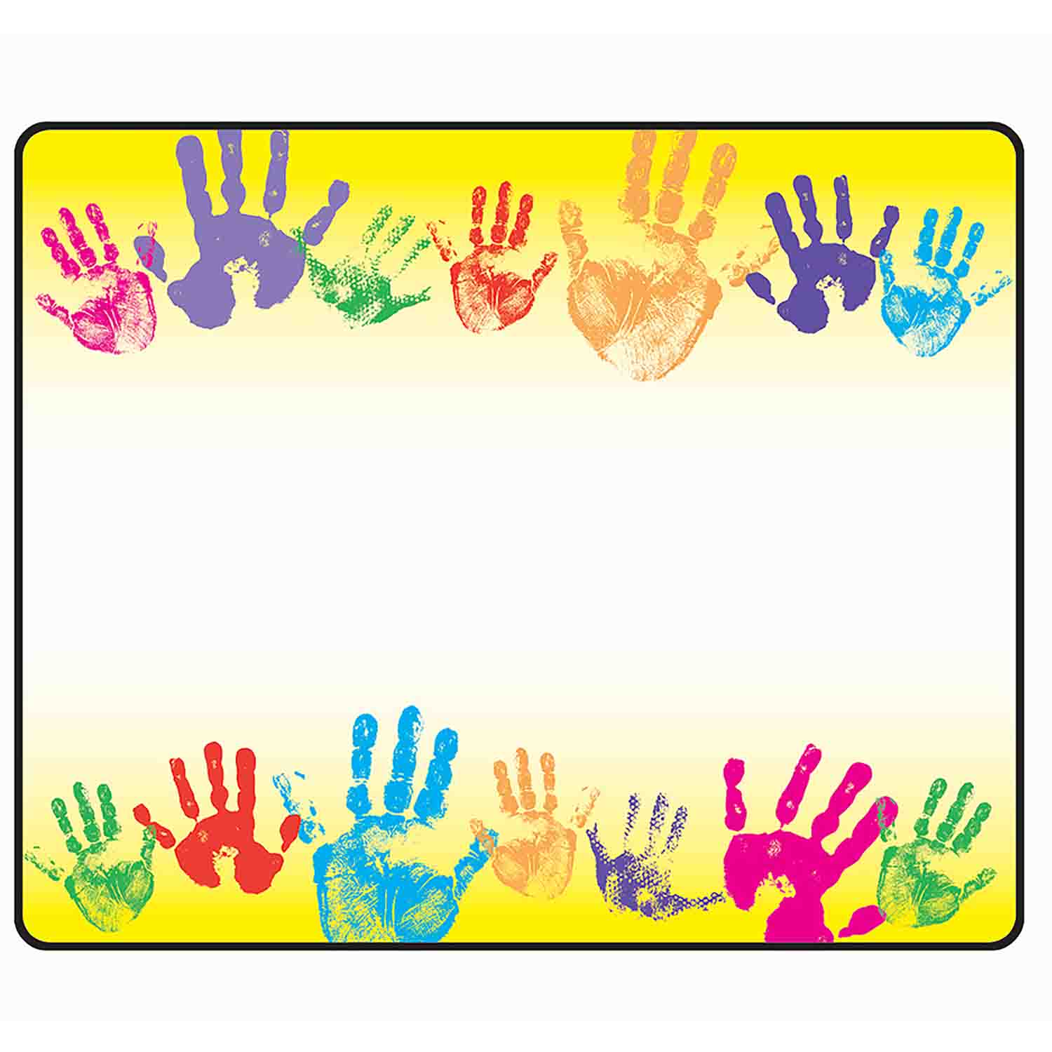 rainbow-handprints-name-tags-becker-s-school-supplies for Free Printable Preschool Name Tags For Cubbies Rainbow Handprints Name Tags | Becker's School Supplies for Free Printable Preschool Name Tags For Cubbies