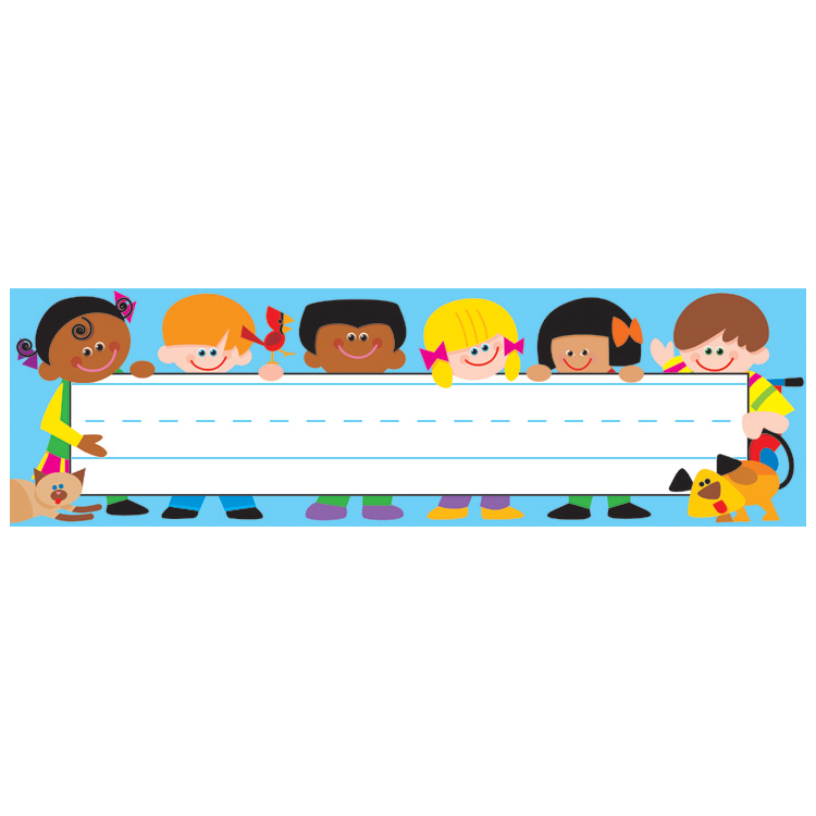 Trend Kids Desk Toppers Name Plates Becker S School Supplies