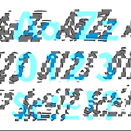 Ready Letters® Combo Pack, 4" Playful Blue