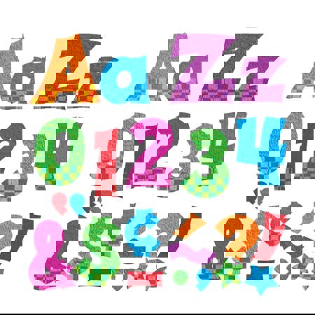 Ready Letters® Combo Pack, 4" Friendly Snazzy