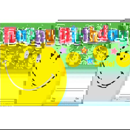Happy Birthday Smile! Recognition Award
