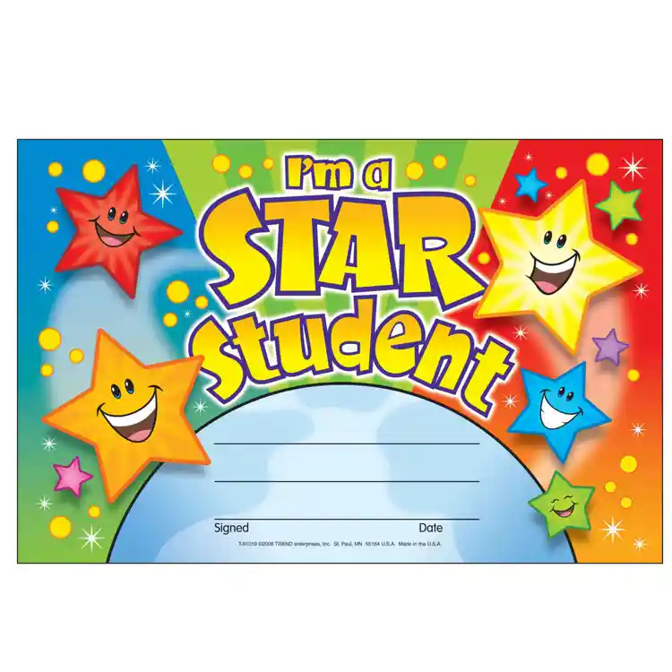 I'm a Star Student Recognition Awards