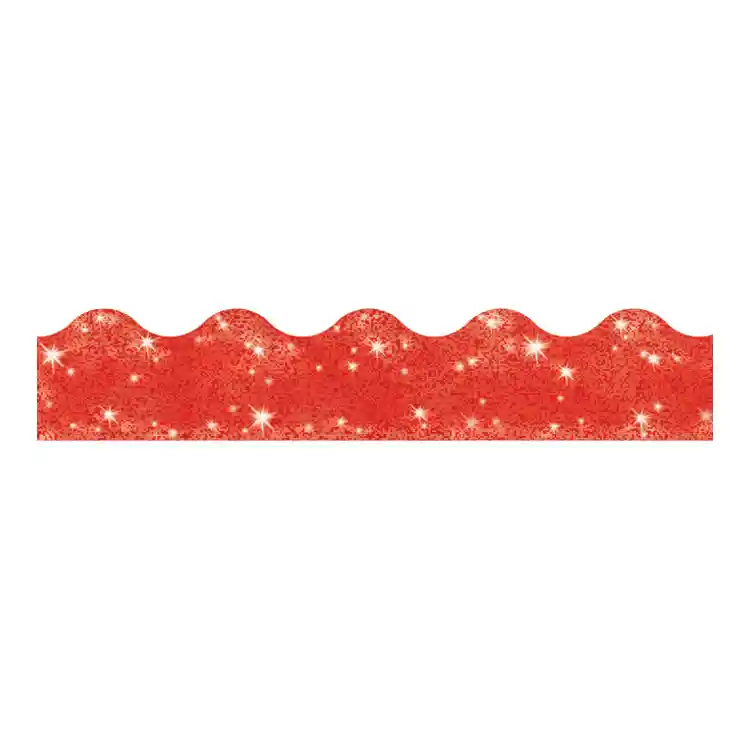 Sparkle Terrific Bulletin Board Trimmers®, Red Sparkle