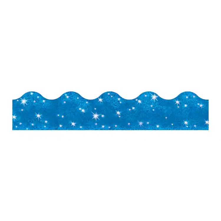 Sparkle Terrific Bulletin Board Trimmers®, Blue Sparkle