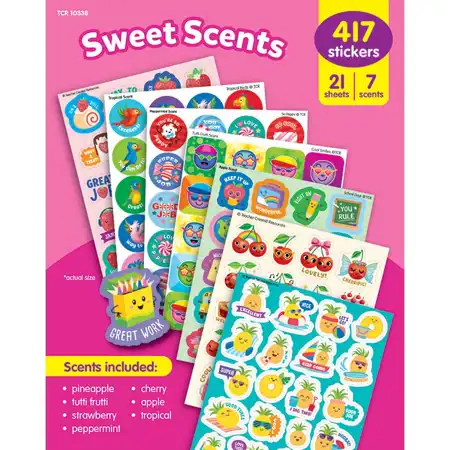 Smelly Stickers Variety Pack, Sweet Scents