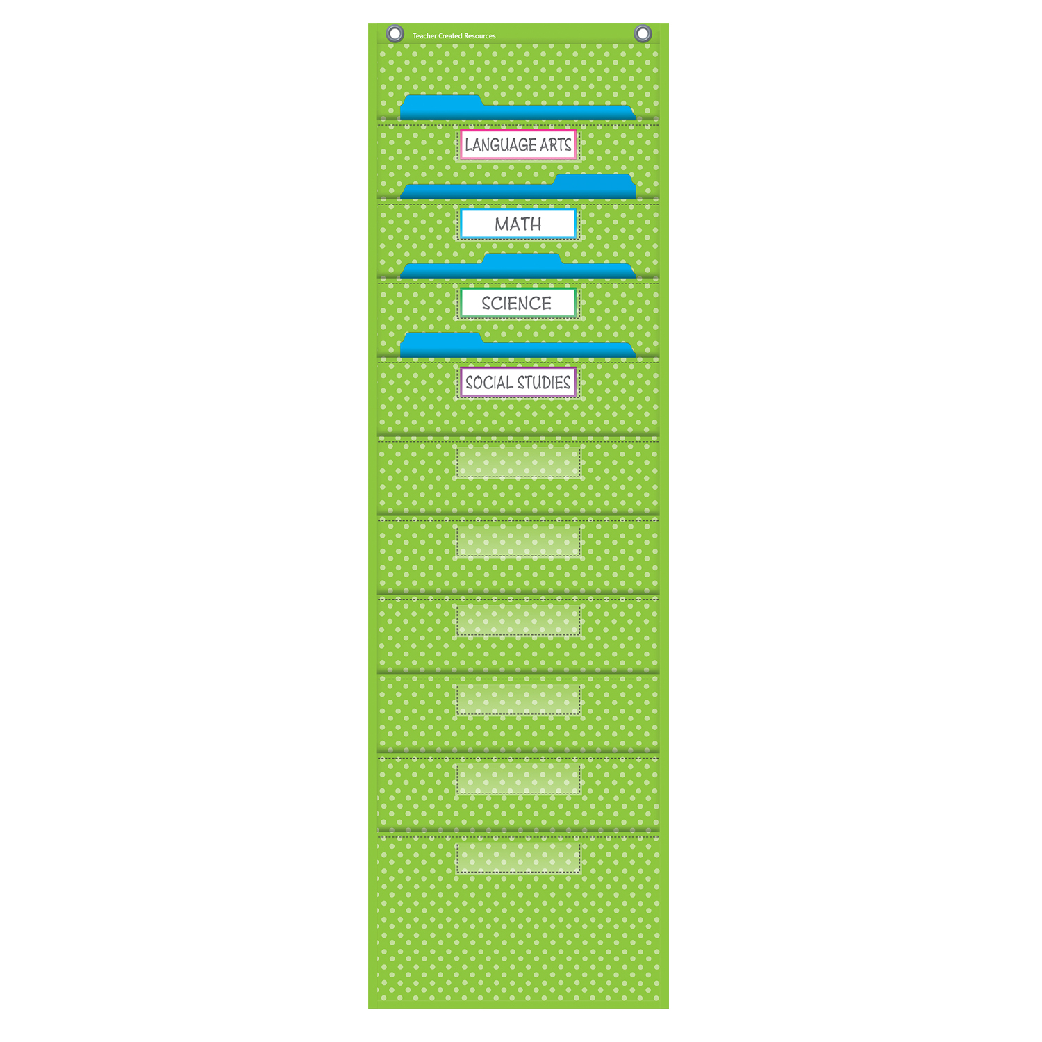 Lime Green Pocket Chart