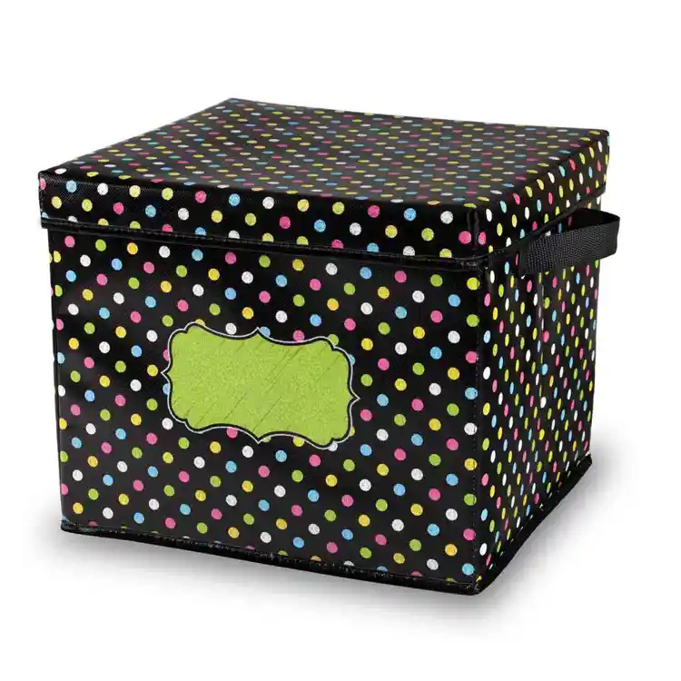 Chalkboard Brights Storage Box