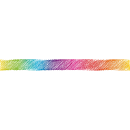 Colorful Scribble Straight Border