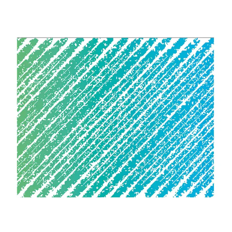 Colorful Scribble Straight Border