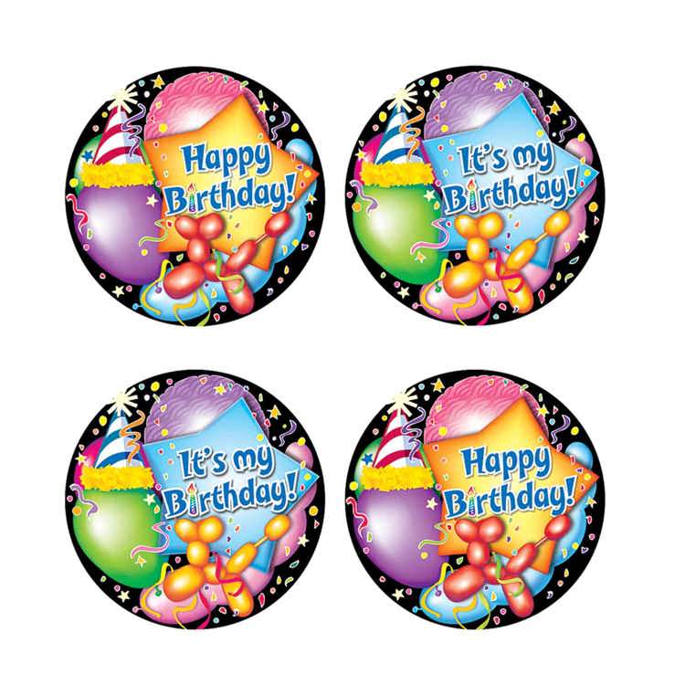 Happy Birthday Wear 'Em Badges