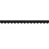 Black Mini Polka Dots Scalloped Border Trim