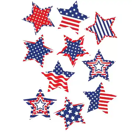 Patriotic Stars Cut-Outs