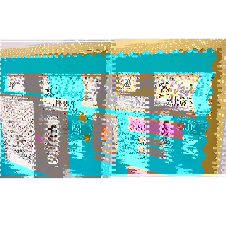 Confetti Calendar Bulletin Board Set Becker's