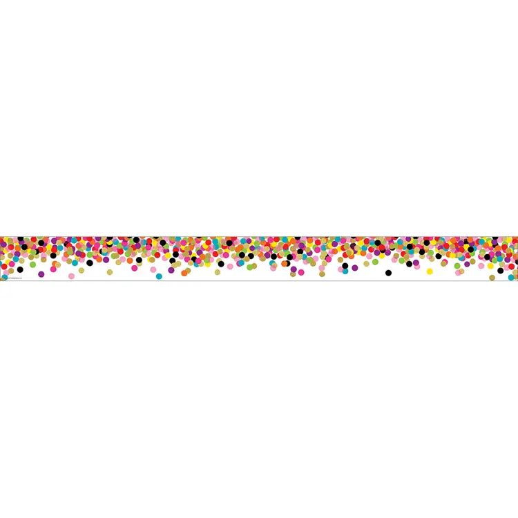 Confetti Straight Border