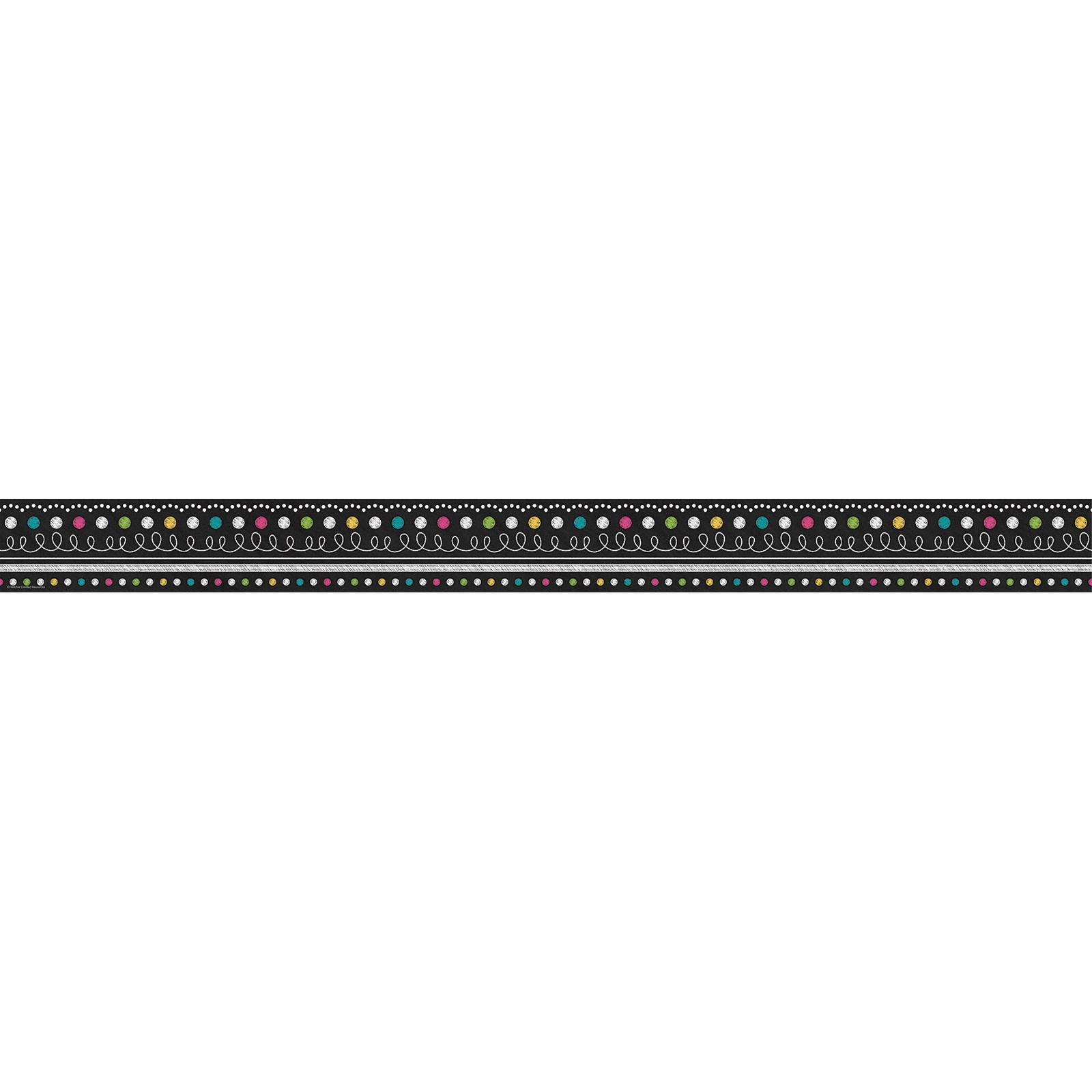 Bulletin Board Border Trim Chalkboard Brights Straight Border Tcr5619