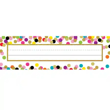 Confetti Name Plates