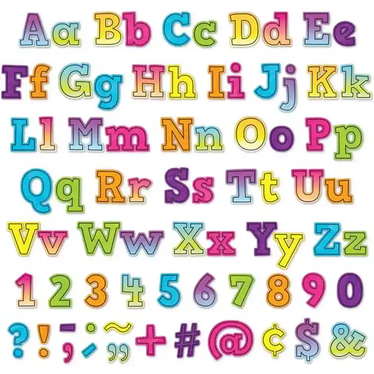 Brights 4Ever Bold Block 4" Letters Combo Pack