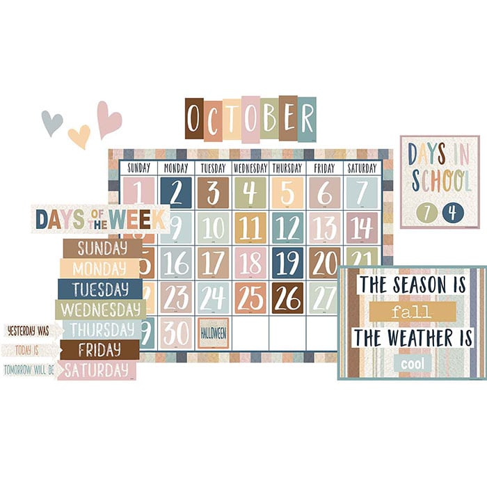 Everyone is Welcome Calendar Bulletin Board Set | Becker's Everyone is welcome calendar bulletin board set | becker's