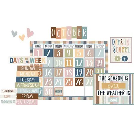 Everyone is Welcome Calendar Bulletin Board Set