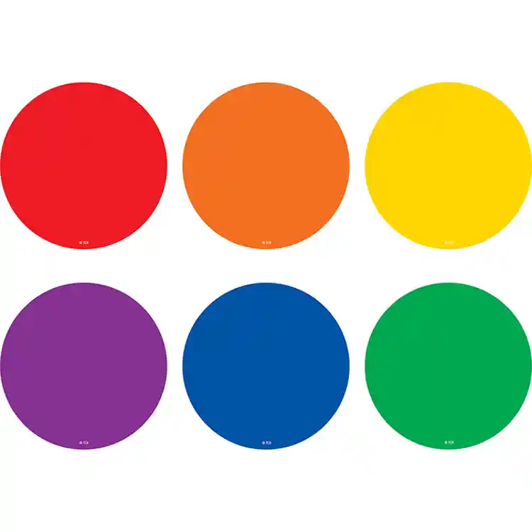 Spot On Colorful Circles Carpet Markers