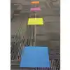 Colorful Squares Spot On Carpet Markers