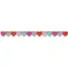 Home Sweet Classroom Colorful Hearts Die Cut Border