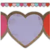 Home Sweet Classroom Colorful Hearts Die Cut Border