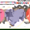 Home Sweet Classroom Colorful Hearts Die Cut Border