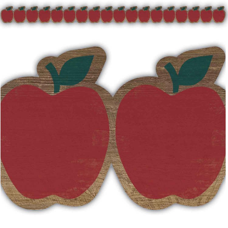 Home Sweet Classroom Apples Die Cut Border