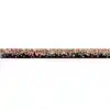 Colorful Confetti on Black Straight Border