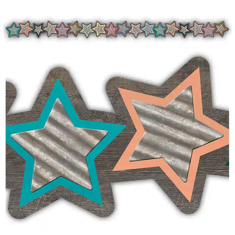 Home Sweet Classroom Stars Die-Cut Border