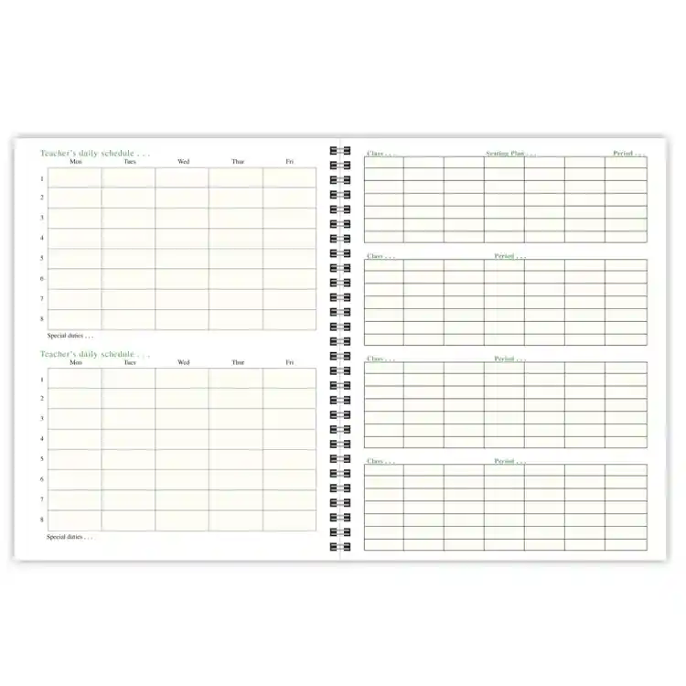 Teacher's Plan Book