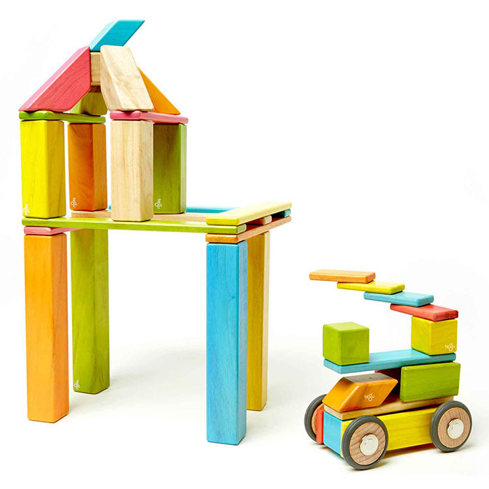 Tegu Magnetic Blocks, 42 Pieces - Tints | Becker's