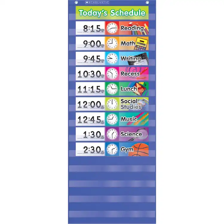Daily Schedule Pocket Chart