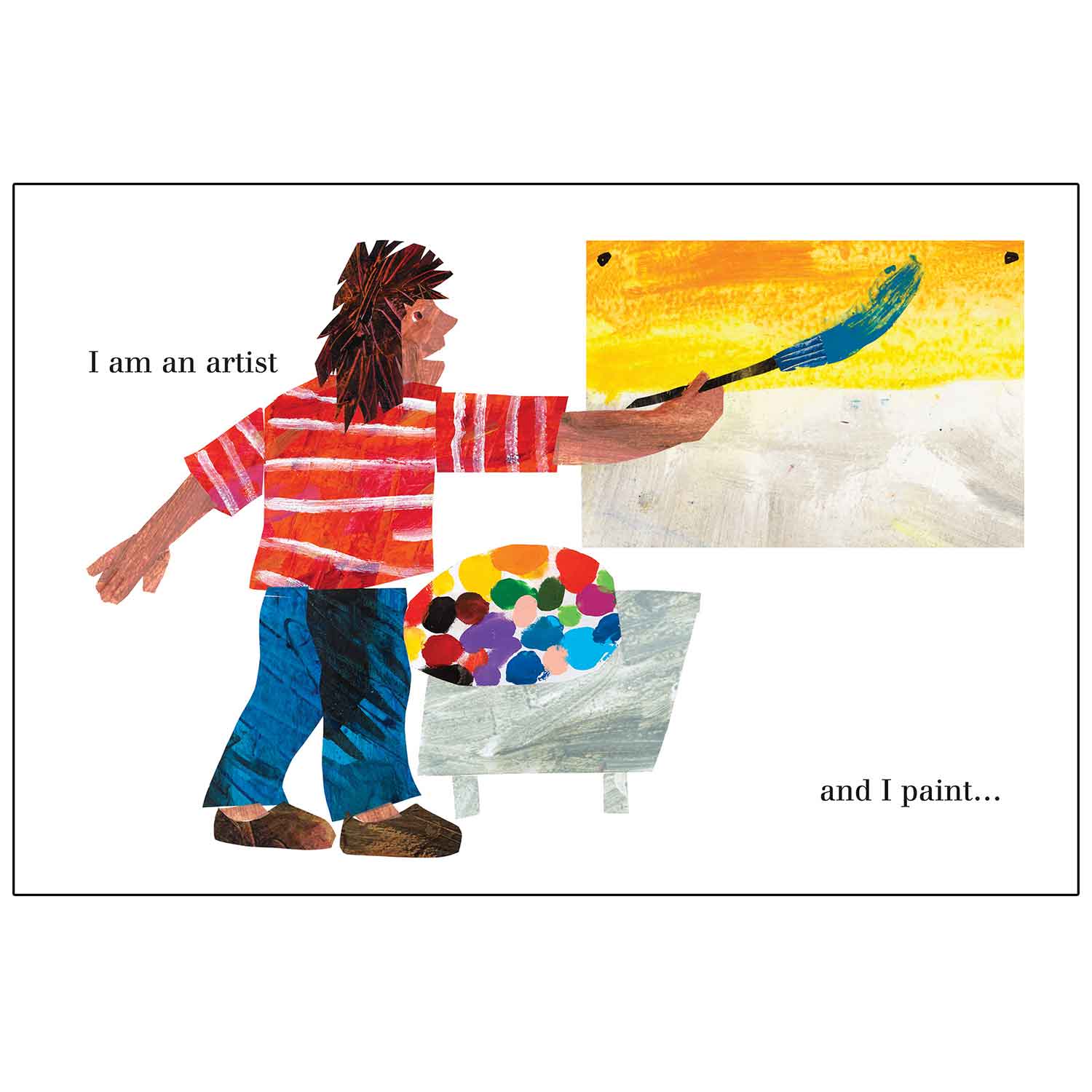 The Artist Who Painted A Blue Horse by Eric Carle | Becker's