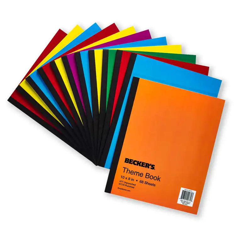 Theme Tablets / Books, Dozen, 68 Sheets