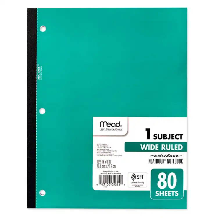 Theme Tablets / Books, Dozen, 80 Sheets