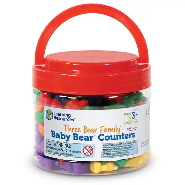 Three Bear Family® Baby Bear™ Counters, Set of 102