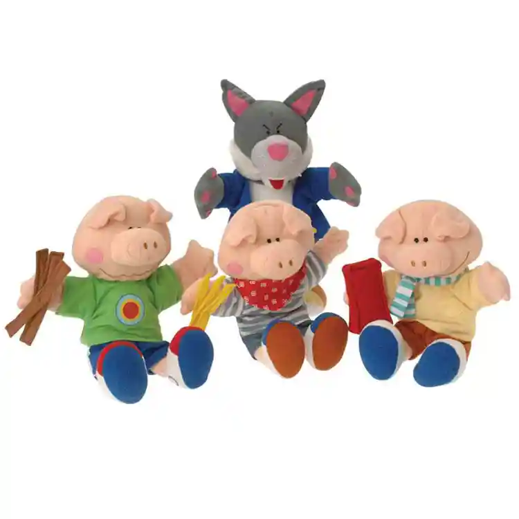 Three Little Pigs Story Puppet Set