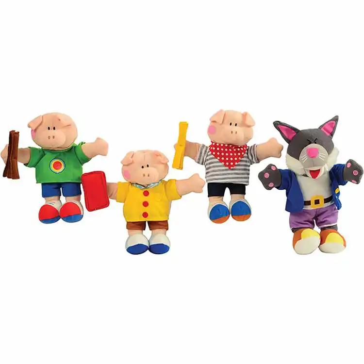Three Little Pigs Story Puppet Set
