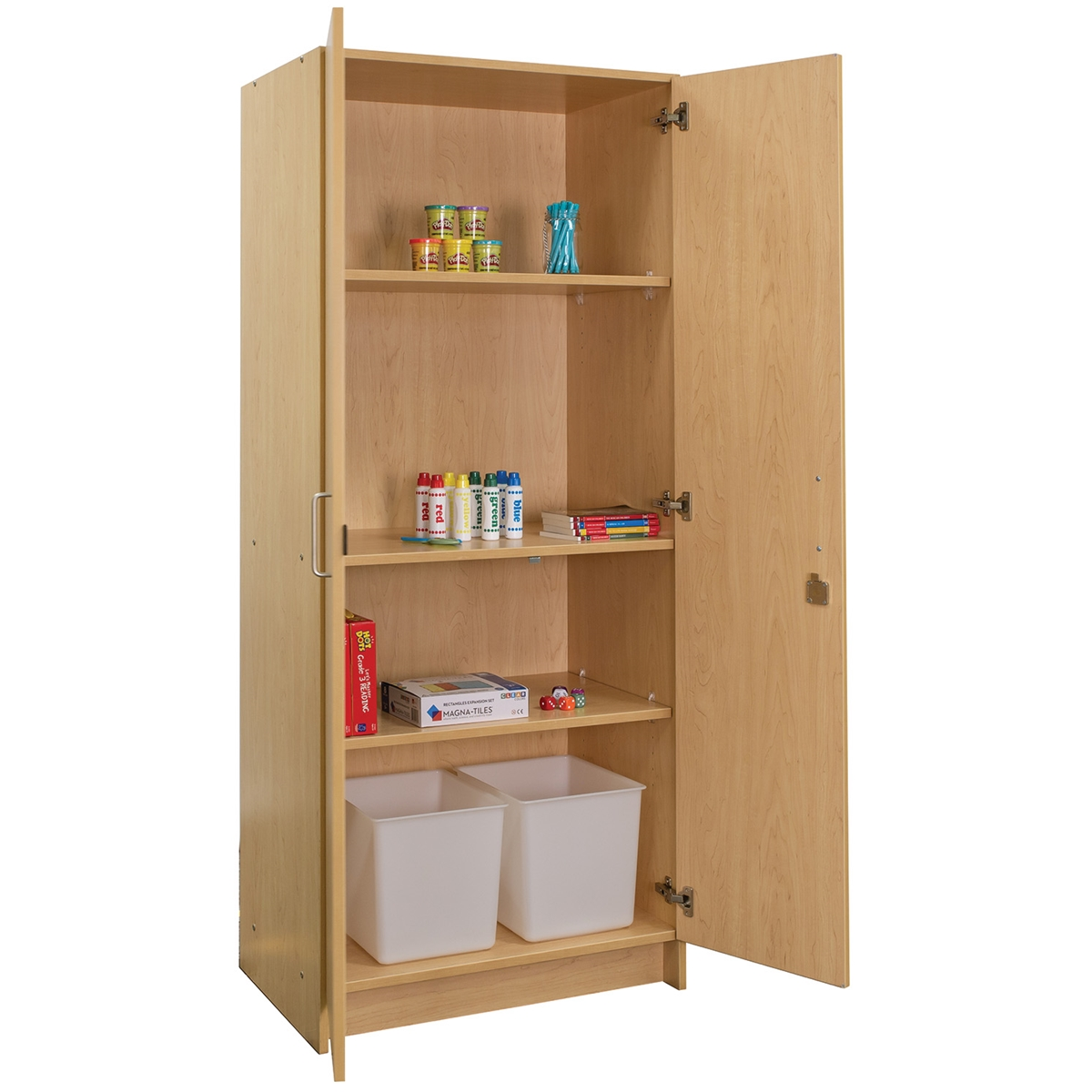 Tall Locking Teacher Storage Cabinet Becker S School Supplies